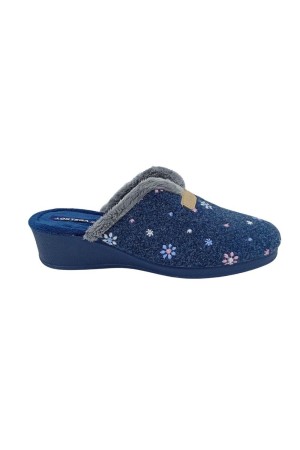 zapatillas con cuña pinturines marino 1804