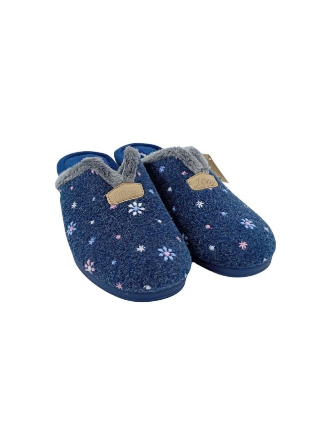 zapatillas con cuña pinturines marino...