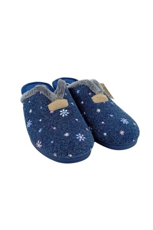 zapatillas con cuña pinturines marino 1804