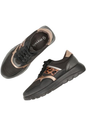 deportivos casual Mysoft negro 25m620