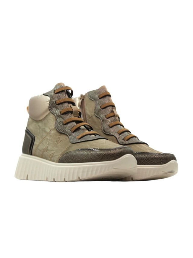 botines confort y sport mysoft taupe...