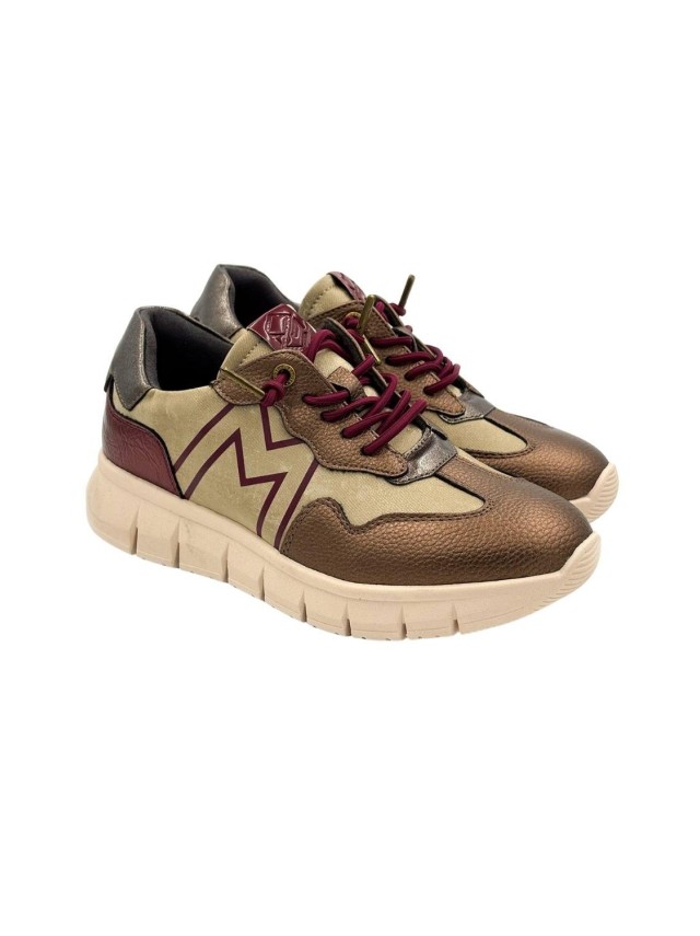 deportivos casual mysoft bronce 25m640