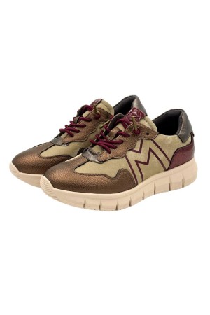 deportivos casual mysoft bronce 25m640