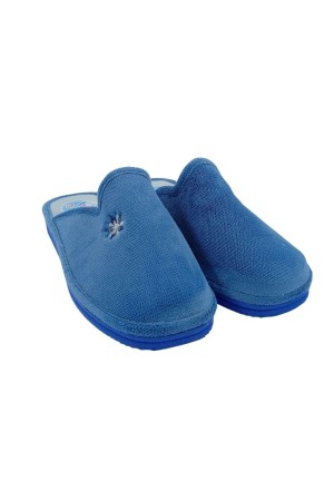 zapatillas casa abiertas natalia 671 AZUL OSCURO