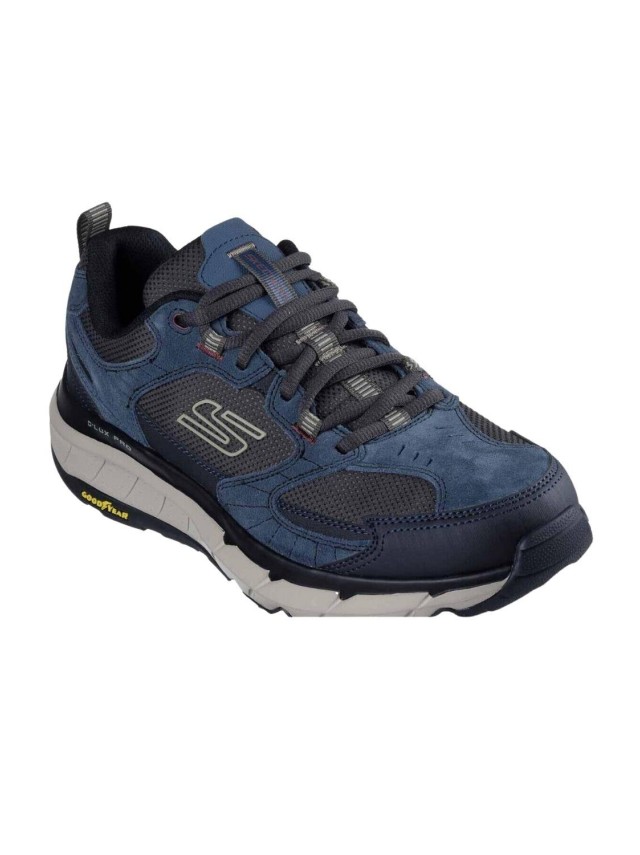 deportivos casual skechers negro-azul...