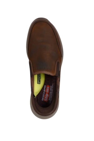zapatos sport skechers slip-ins marron 205237