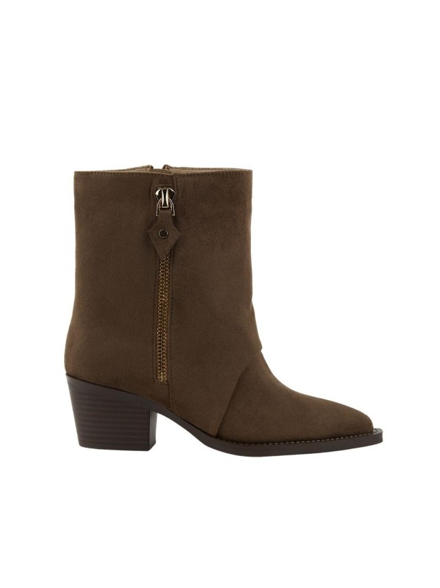botas camperas walk easy ante verde 2648