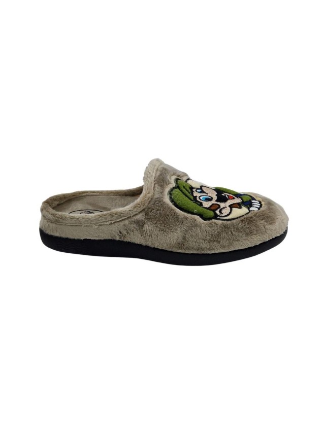zapatillas casa abiertas javer taupe...
