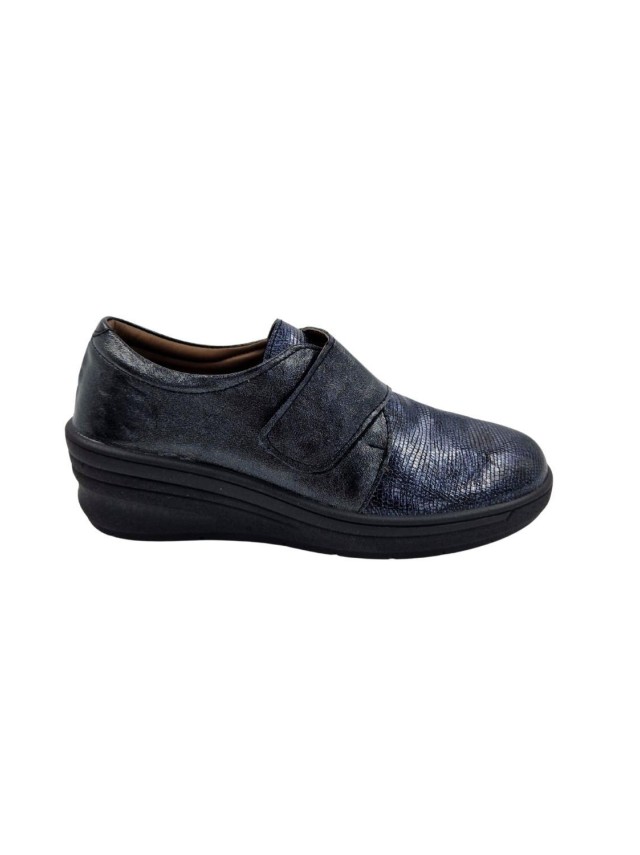 zapatos cuña javer negro 8002