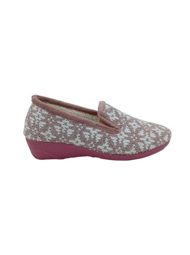 zapatillas con cuña cosdam nude 8674