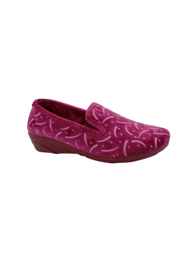 zapatillas con cuña cosdam burdeos 8670
