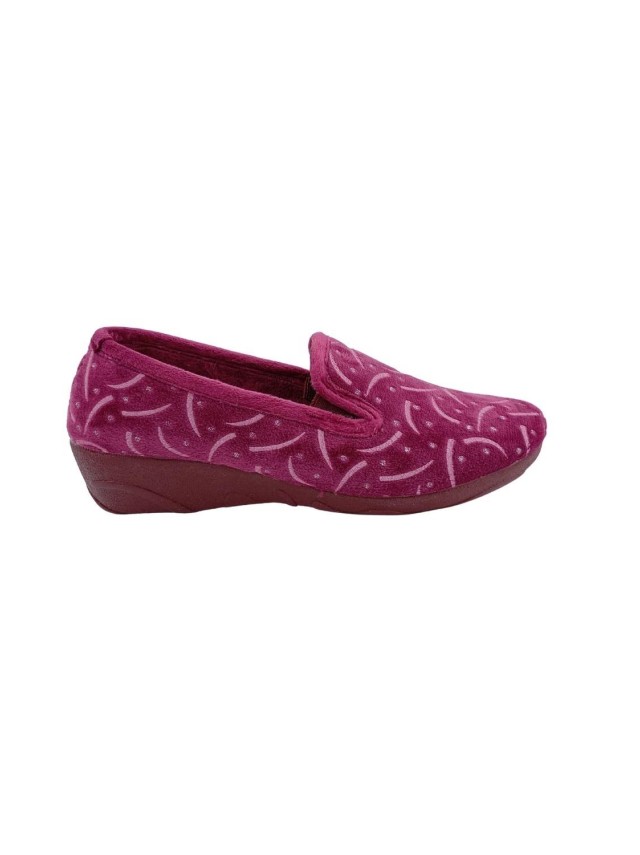 zapatillas con cuña cosdam burdeos 8670