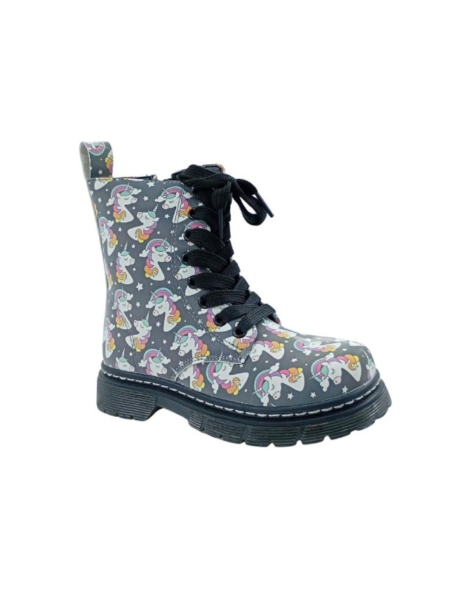 botas militares bubble negro c1156