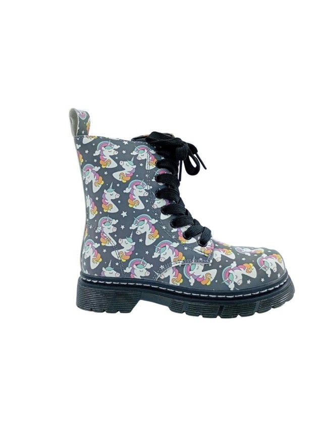 botas militares bubble negro c1156