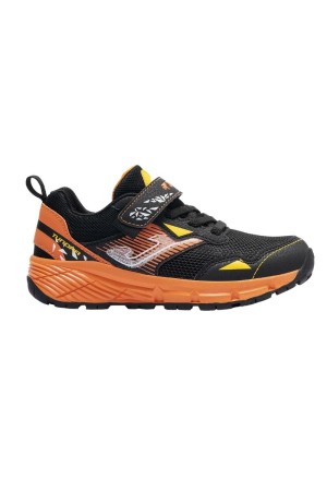 deportivos running joma negro-naranja tundra jr 2601