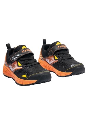 deportivos running joma negro-naranja tundra jr 2601
