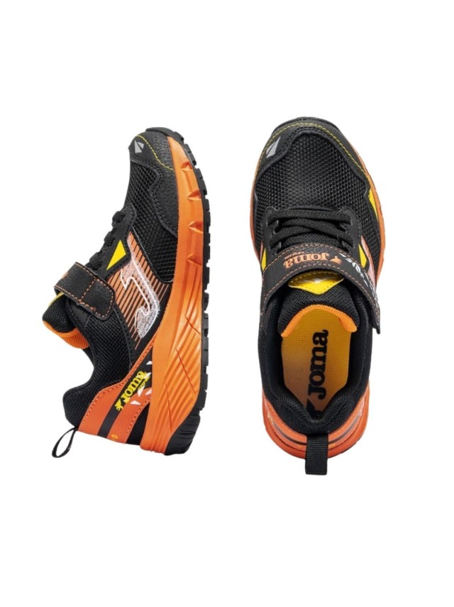 deportivos running joma negro-naranja...
