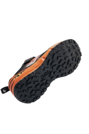 deportivos running joma negro-naranja tundra jr 2601