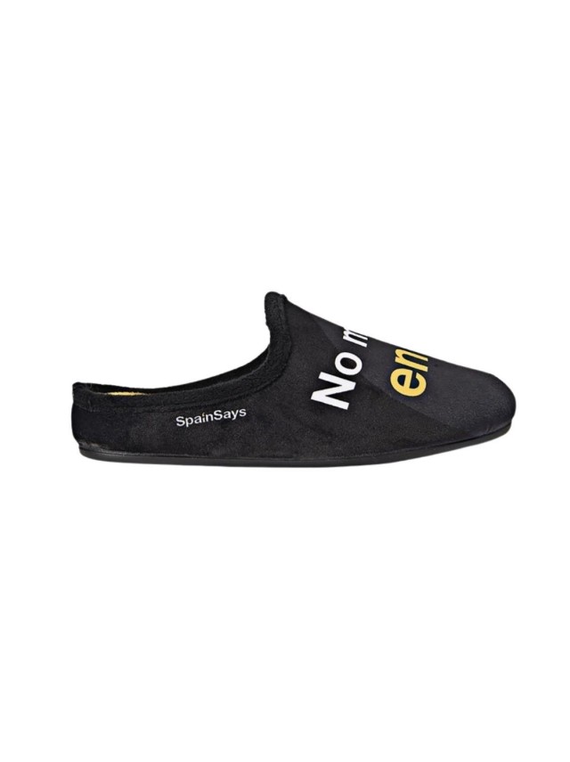 zapatillas casa abiertas marpen negro...