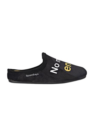 zapatillas casa abiertas marpen negro csp5