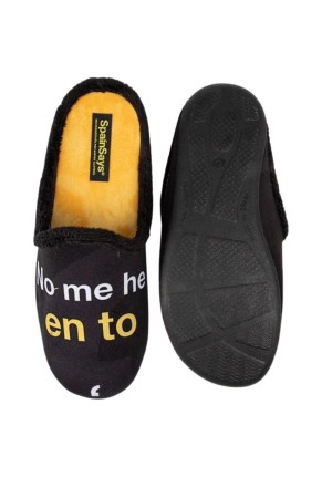 zapatillas casa abiertas marpen negro csp5