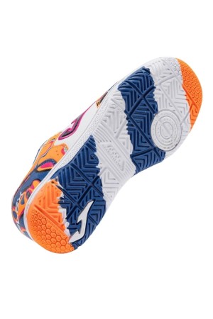deportivos futbol sala joma blanco-naranja topflexjr2672
