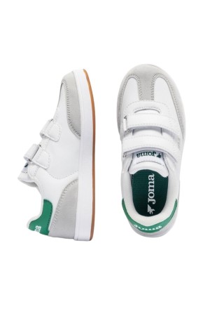 deportivos casual joma blanco-verde campusjr2615