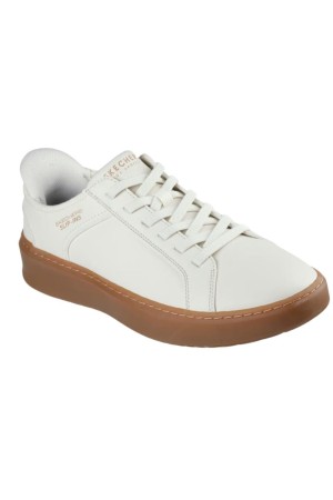 deportivos casual skechers court break blanco 183177