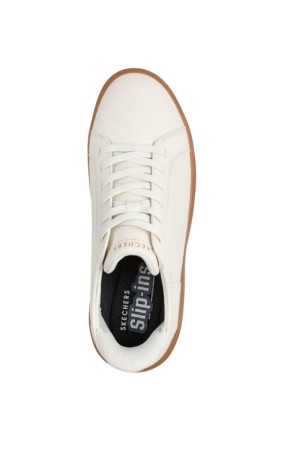 deportivos casual skechers court break blanco 183177