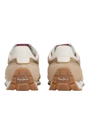 deportivos casual pepe jeans jane beige pls400030