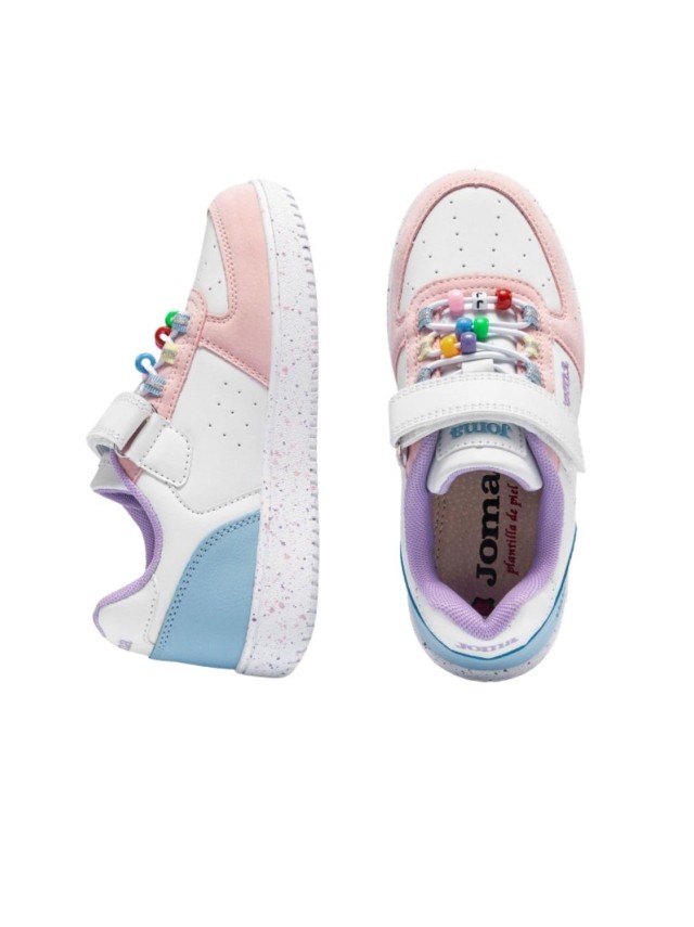 deportivos casual joma blanco-rosa...