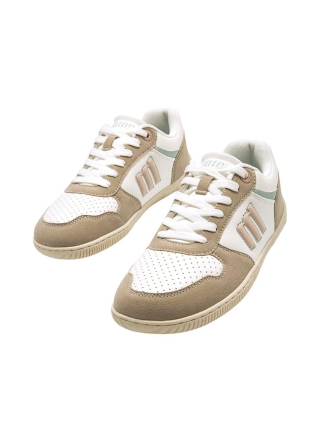 deportivos casual mustang crudo 60840