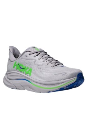deportivos running hoka clifton 10 gris-verde 1162030ayn