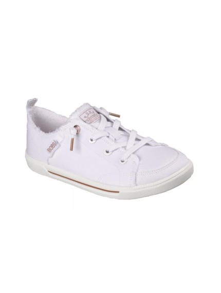 deportivos casual skechers bobs blanco 114150