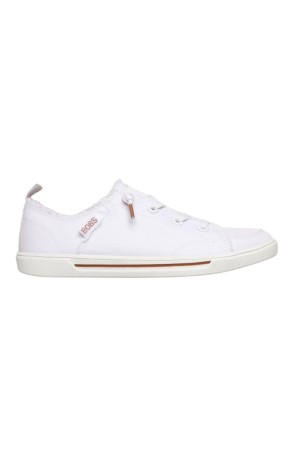 deportivos casual skechers bobs blanco 114150