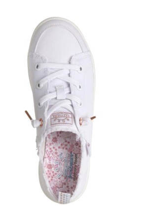 deportivos casual skechers bobs blanco 114150