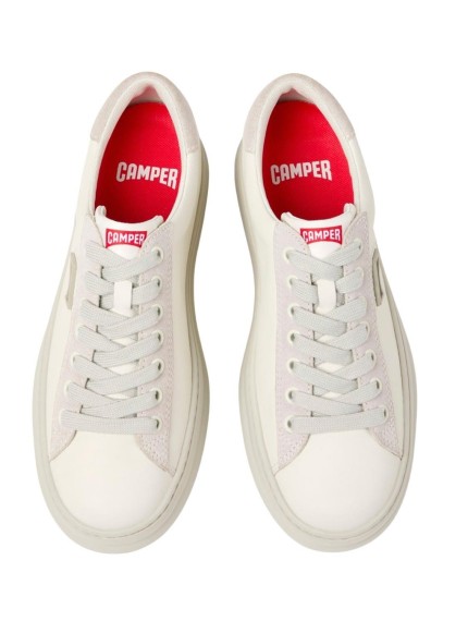 deportivos casual camper runner four blanco k201855-001 2