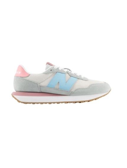 deportivos fitnnes new balance 237 gris w2371az