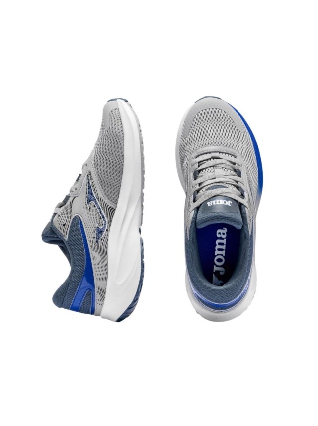 deportivos running joma gris claro...