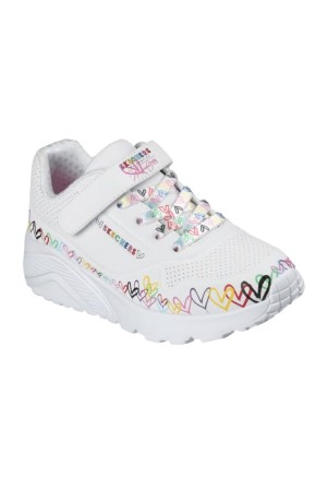 deportivos fitnnes skechers uno lite blanco-multi 314091l