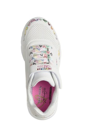 deportivos fitnnes skechers uno lite blanco-multi 314091l