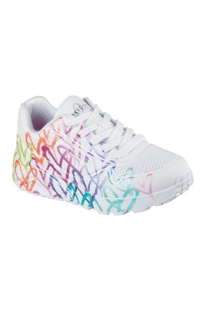 deportivos fitnnes skechers blanco-multi 314098l