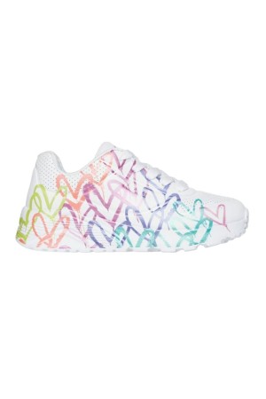 deportivos fitnnes skechers blanco-multi 314098l
