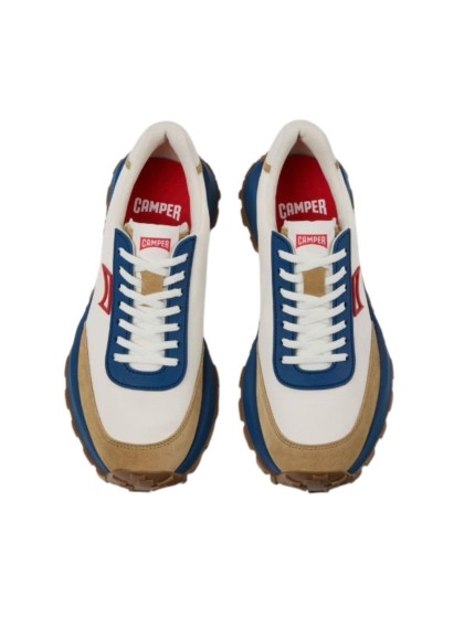 deportivos casual camper blanco-azul k100864-048 2