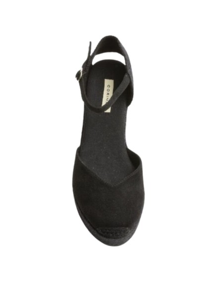 alpargatas esparto valenciana  corina m6345 NEGRO 2