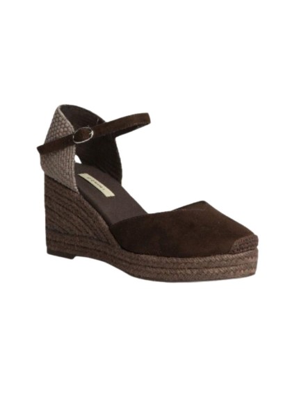alpargatas esparto valenciana  corina m6345 MARRON OSCURO