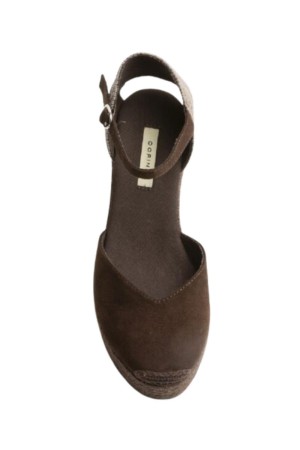 alpargatas esparto valenciana  corina m6345 MARRON OSCURO