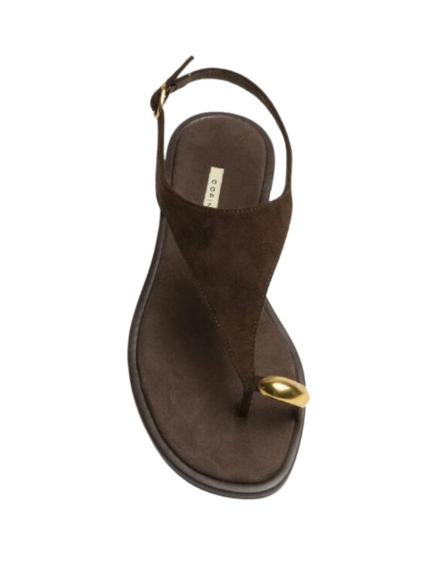 sandalias planas corina m6442 MARRON...