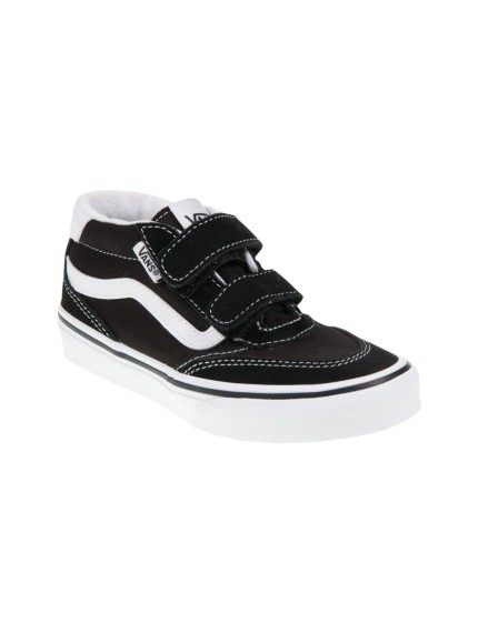 deportivos casual vans brooklyn negro-blanco VN000E9FBZW1