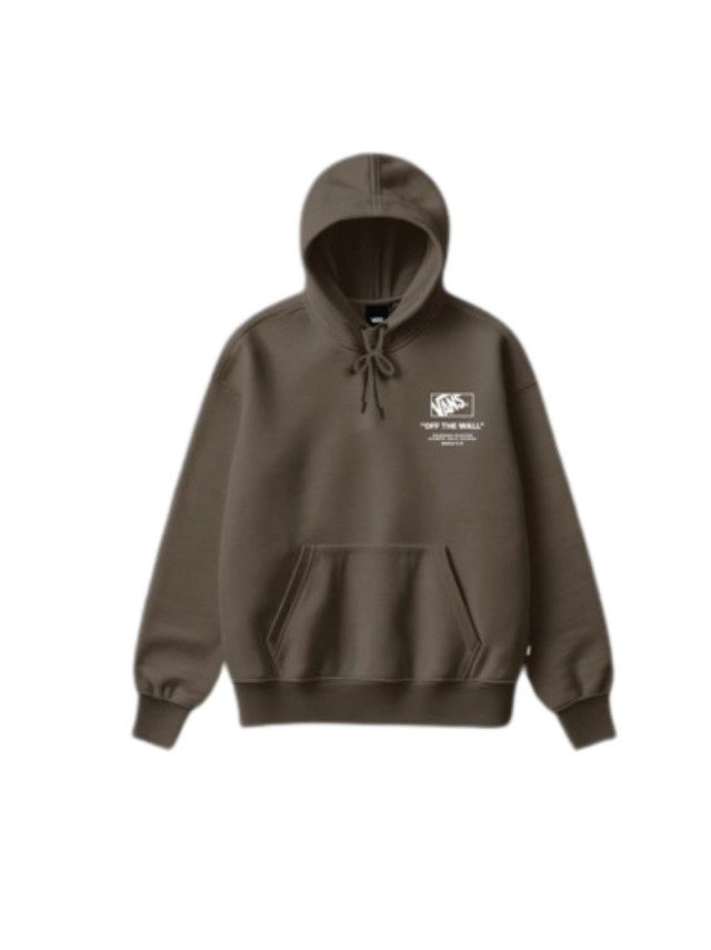 sudaderas vans stacked hi marron...